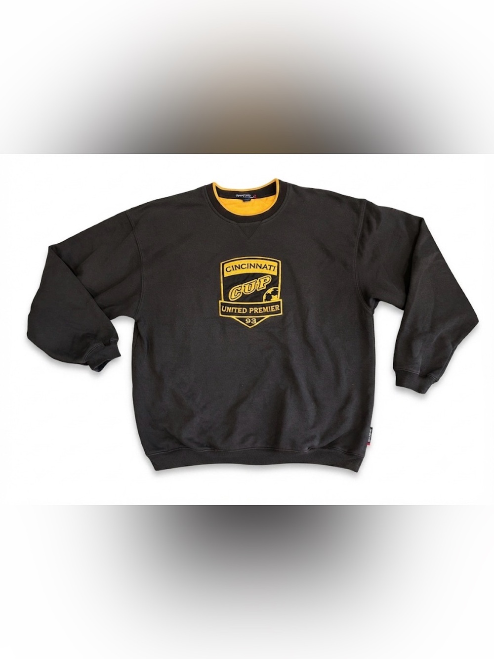 Vintage Sport-Tek Cincinnati Cup United Premier Soccer Sweatshirt Black Men’s XL